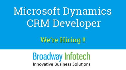 Microsoft Dynamics CRM Developer C# .Net